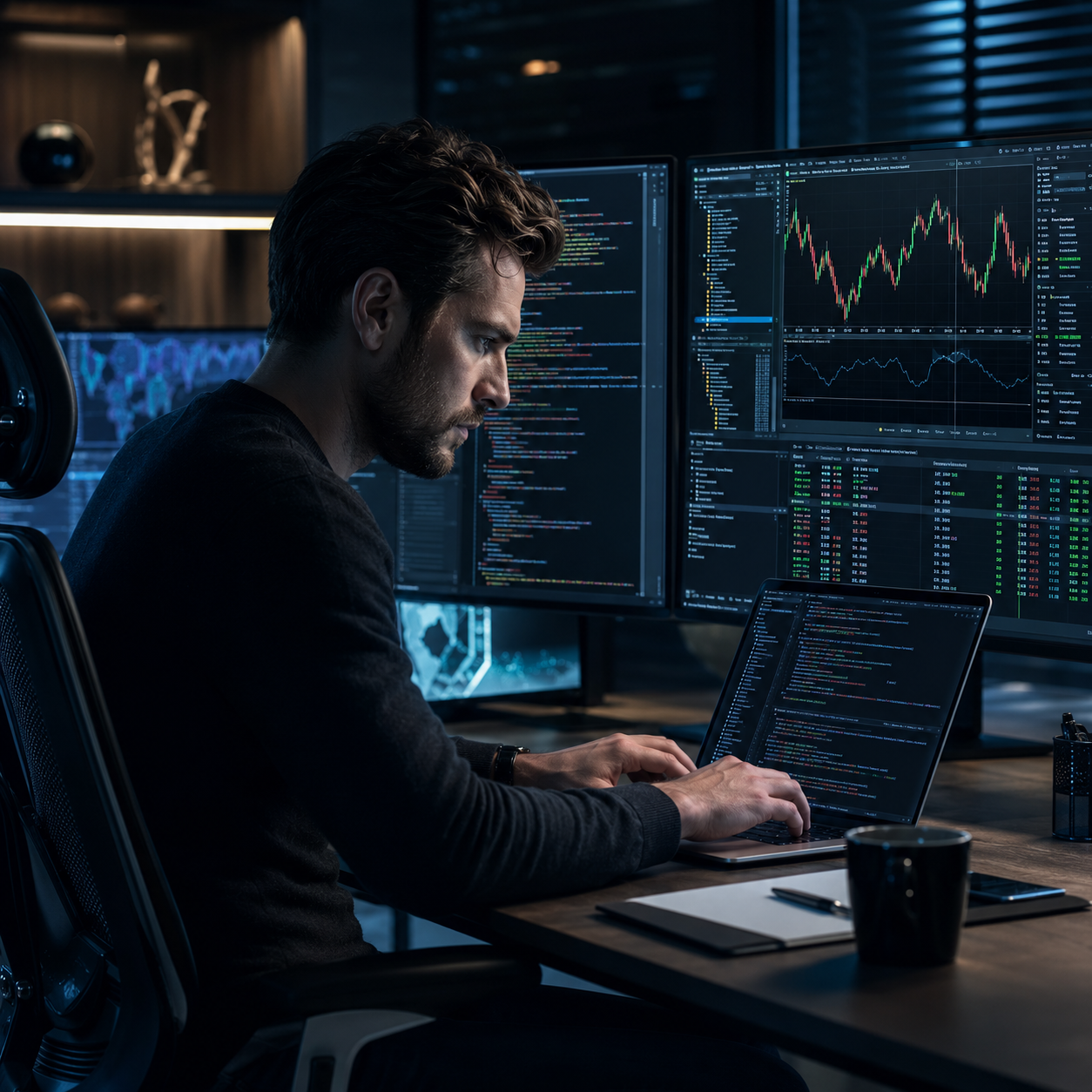 Trading risk monitoring and execution architecture